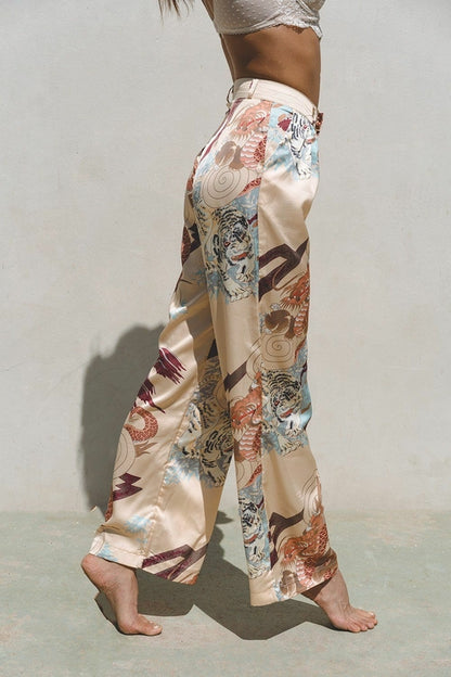 pantalon élégant et coloré